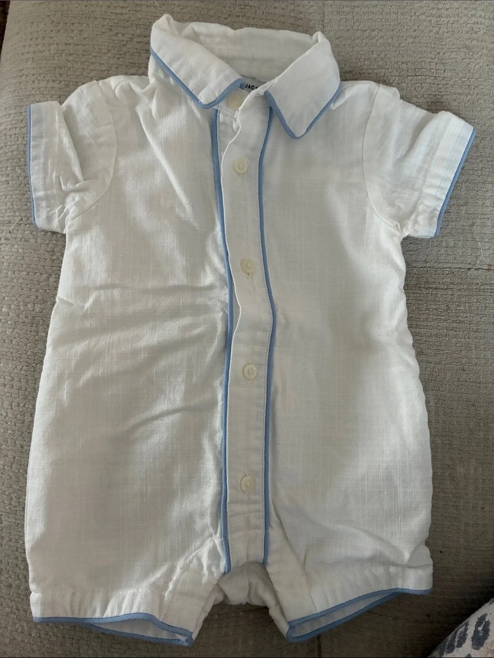 Janie and Jack 100% Cotton Baby Romper Brand New